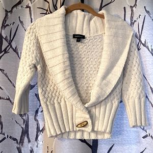 Bebe Cropped Sweater Size M